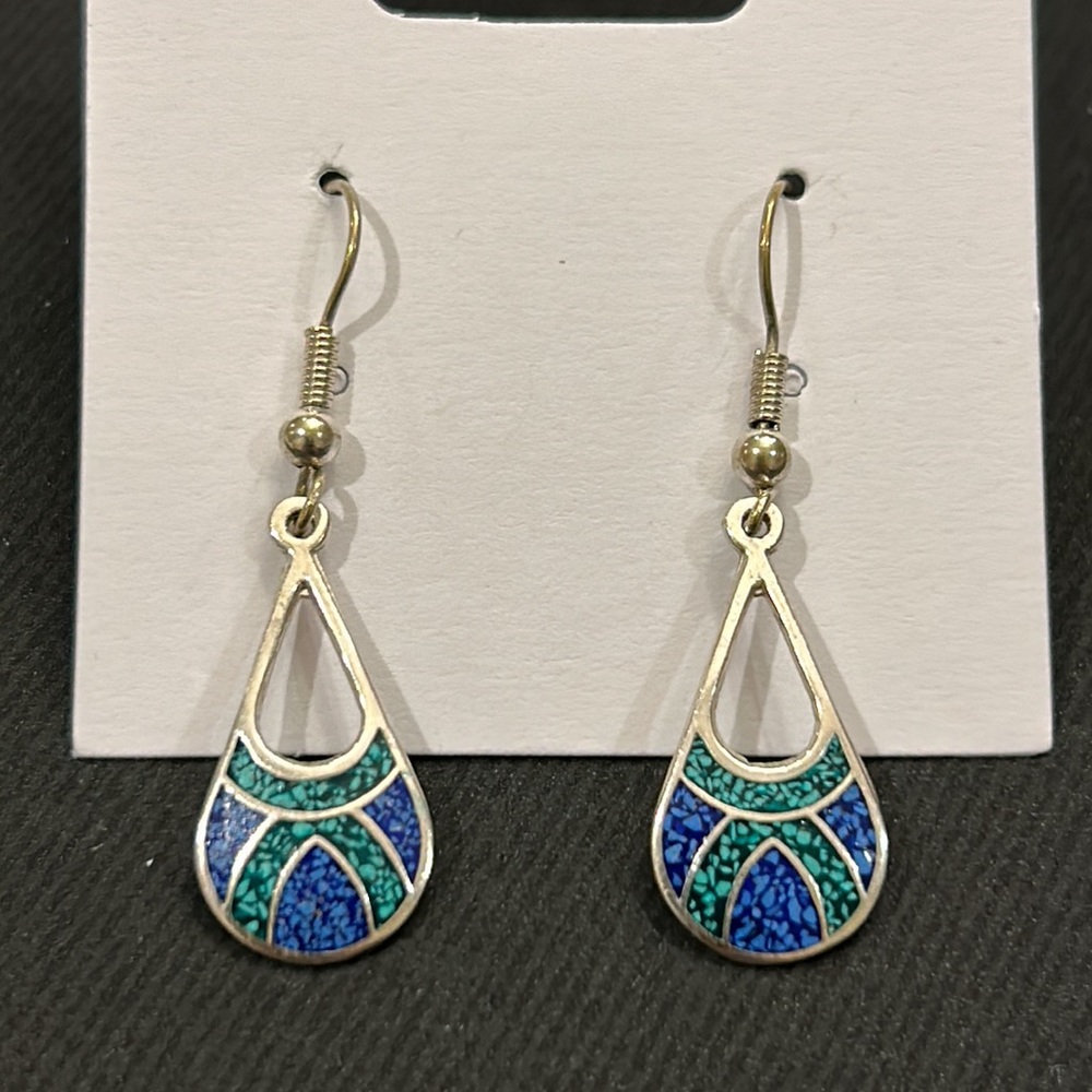 Mexico Sterling Silver Drop Earrings
